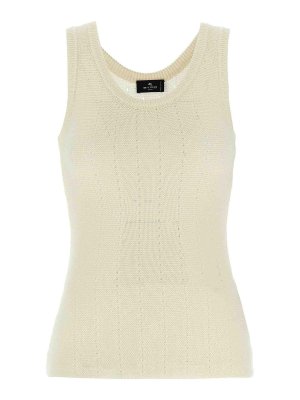 ETRO: Tops & Tank tops - Punched Top
