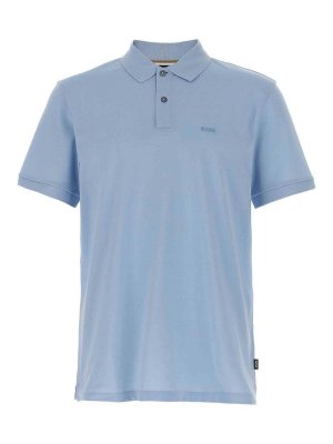 【送料&関税込】Etro roma Polo Shirt In Light Blue Cotton Etro Roma Polo Shirt In Light Blue Cotton | MRMD0005AJ266V0192