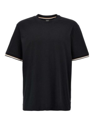 Hugo Boss: T-shirts - T-Shirt - Schwarz