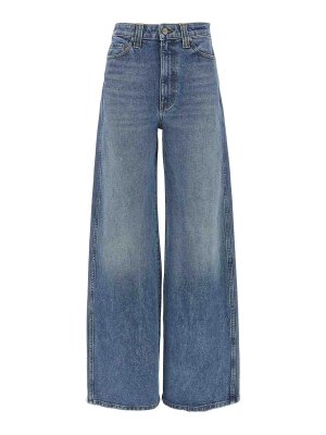 Brunello Cucinelli Wide Leg Jeans - Green - Women