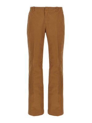 ALEXANDER MCQUEEN: カジュアルトラウザー - ショートパンツ - ブラウン