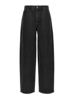 デニム・ジーパン DONDUP SS25 MARLEN - Wide leg jeans (DP775BFE020DBM5 010) Jeans Marlen mit weitem Bein aus Rigid Bull, Baumwolle und