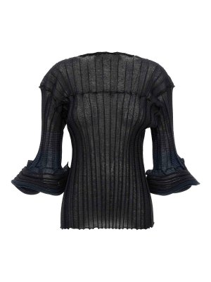 PLEATS PLEASE ISSEY MIYAKE: Tops und Tank Tops - Top - Blau
