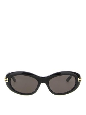 BALENCIAGA: sunglasses - Casino Round Sunglasses