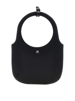 Courreges: Sacs à main - Sac Cabas - Noir
