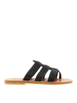 サンダル・ミュール K Jacques SS25 'Petrone' sandals (PETRONE PULNOIR) Petrone Sandal – La Garçonne