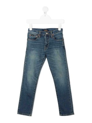 POLO RALPH LAUREN: Bootcut - Bootcut Jeans - Jeansblau