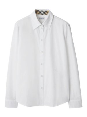 Peserico Cropped Shirt - White - Women | S06706C8928C01