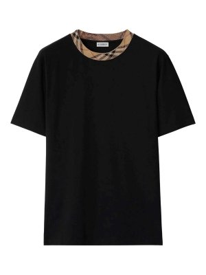 Burberry t-shirts for men's Black 2025 | Shop online at THEBS