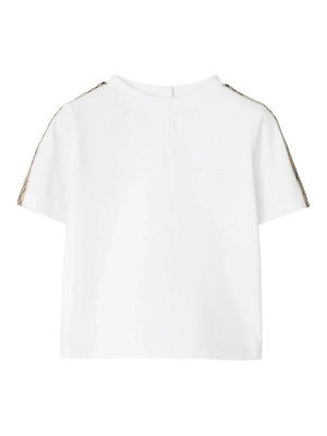 BURBERRY: T-shirts - T-Shirt - Blanc