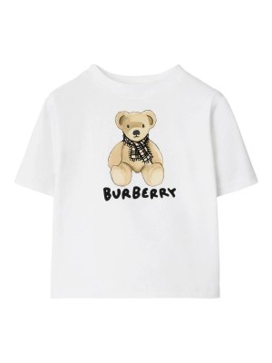BURBERRY: T-shirts - T-Shirt - Blanc