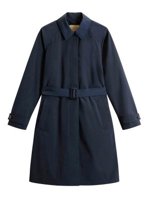 WOOLRICH: Trenchcoats - Trenchcoat - Blau