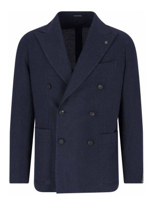 TAGLIATORE: Blazer - Blazer - Azul