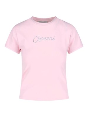 COPERNI: t-shirts - T-shirt with rhinestones
