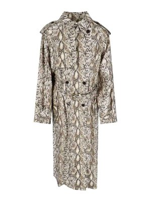 トレンチコート Maria Calderara Long Wrinkled Effect Trench Coat Maria Calderara | Jackets & Coats | Maria Calderara Long