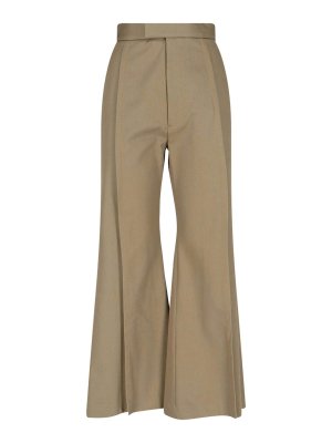 VIVIENNE WESTWOOD: pantaloni casual - Pantaloni Palazzo Con Pinces