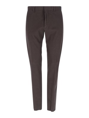 ZEGNA: Pantalones casual - Pantalón Casual - Marrón