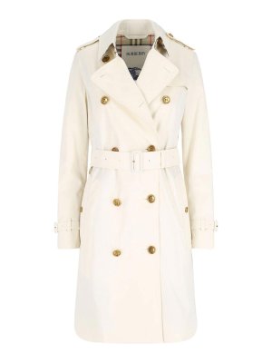 トレンチコート Maria Calderara Long Wrinkled Effect Trench Coat Maria Calderara Long Wrinkled Effect Trench Coat In White