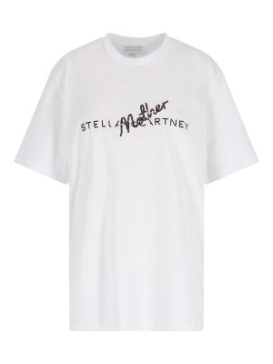 STELLA McCARTNEY: t-shirts - T-shirt logo with sequins