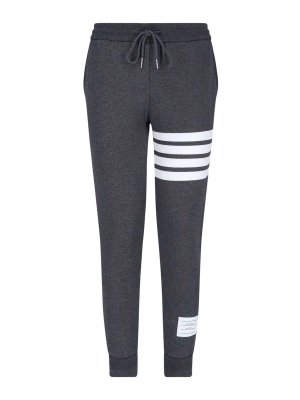 THOM BROWNE: Pantalons de survêtement  - Pantalons De Sport - Gris