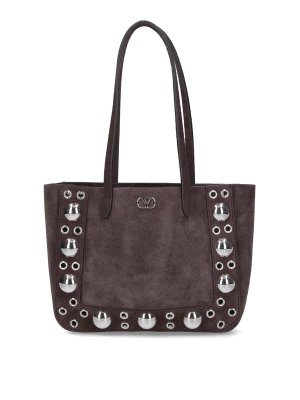 VALENTINO GARAVANI: トートバッグ - トートバッグ - ブラウン
