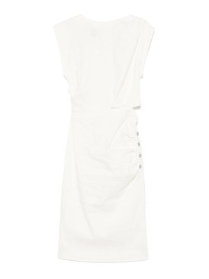 Pinko: Robe longueur genou - Robe Au Genou - Blanc