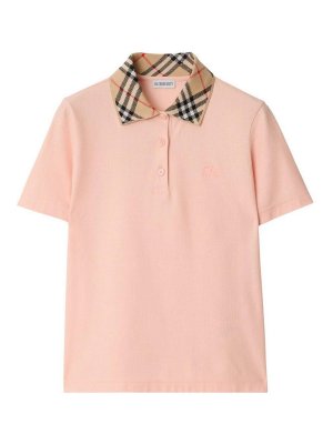 BURBERRY: Polos - Polo - Color Carne Y Neutral