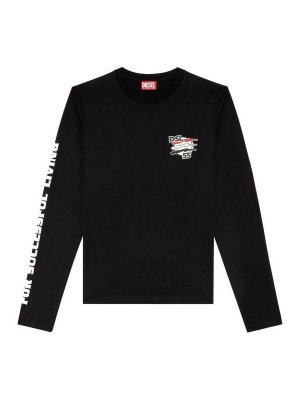 DIESEL: T-shirts - T-Shirt - Noir