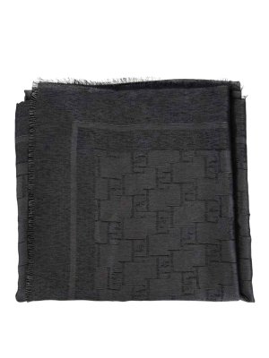 ELISABETTA FRANCHI: Bufandas y pañuelos - Bufanda - Negro