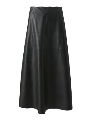 スカート PINKO Woman Skirt Black 104789A21F Z99 Long georgette skirt with pockets PINKO → Shop Online
