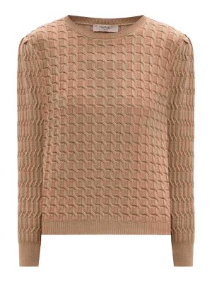 TWINSET: クルーネック - クルーネック - ブラウン