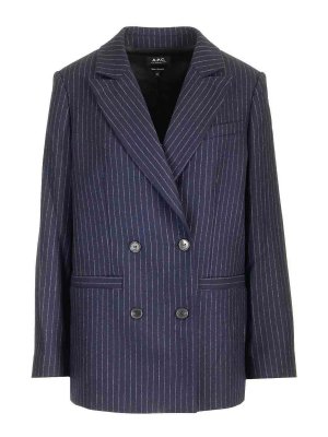 A.P.C.: Blazer - Blazer - Blau