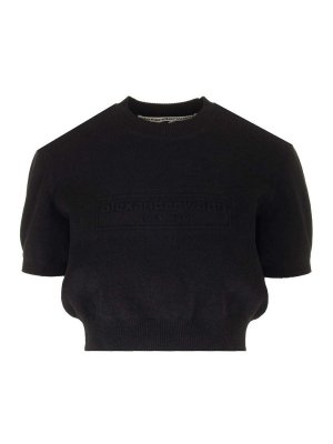 ALEXANDER WANG: クルーネック - クルーネック - 黒