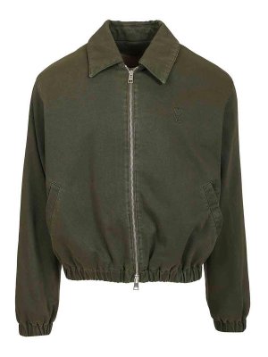 AMI PARIS: casual jackets - De Coeur Cotton Jacket