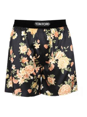 TOM FORD: Trousers Shorts - Boxer-Style Shorts In Silk Satin