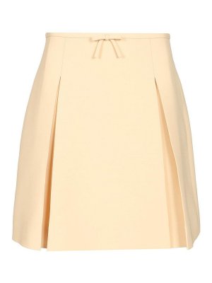 スカート BOTTEGA VENETA GRAINY ENGLISH EMBROIDERY MIDI SKIRT Bottega Veneta Grainy English Embroidery Midi Skirt