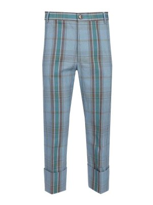 VIVIENNE WESTWOOD: Hosen Shorts - Shorts - Hellblau