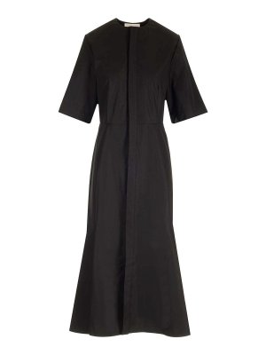 ワンピース SIMONE ROCHA RIBBED MULTI SNAP BIAS CUT DRESS Simone Rocha Ribbed Multi Snap Bias Cut Dress | 73190573BLACK