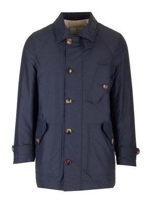 BRUNELLO CUCINELLI: Parkas - Parka - Azul