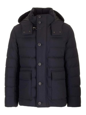 FAY: casual jackets - Technical Jersey Down Jacket