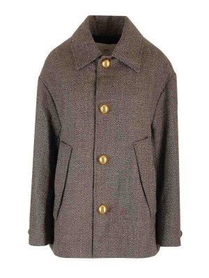 AMI PARIS: Abrigos cortos - Abrigo Corto - Marrón