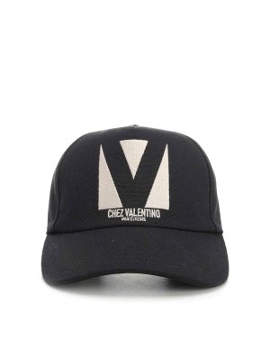 VALENTINO GARAVANI: 帽子＆キャッブ - 帽子 - 黒