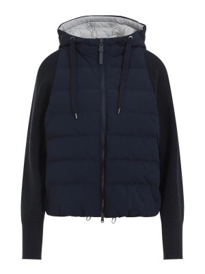 BRUNELLO CUCINELLI: padded jackets - Knit Dow jacket