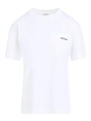 Rabanne Cotton T-Shirt - White - Women | 25PJTE005CO0494P100