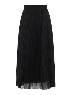 ワンピース ELISABETTA FRANCHI Women Mid Skirts AB76252E2 110 Black Elisabetta Franchi Black Skirt - Black - Women | GO04252E2110