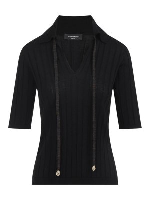 MM6 Maison Marglela シアーポロシャツ MAISON MARGIELA | ポロシャツ ボルドー メンズ | YOOX