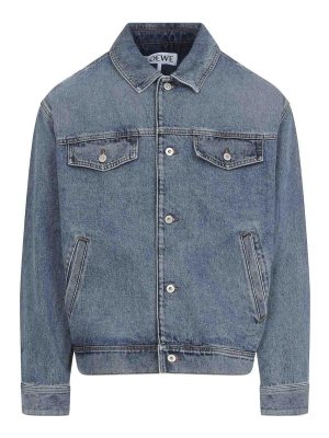 LOEWE: Chaquetas casual - Chaqueta Casual - Azul