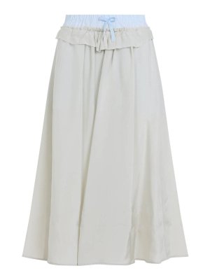 Maison Margiela: Knee length skirts & Midi - Midi Skirt