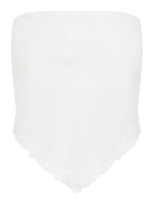 MIU MIU: Tops & Tank tops - Cotton And Linen Top