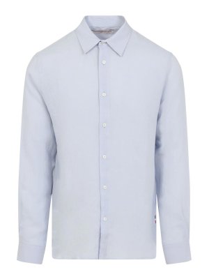 Tintoria Mattei Linen Classic Shirt - Brown - Men | X66TNWUS5
